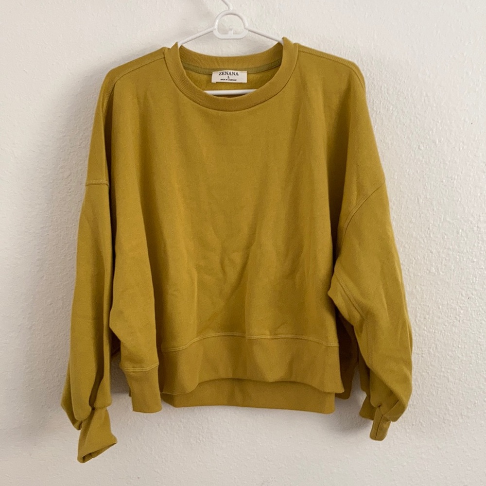 Great for fall! Dolman sleeve pullover!